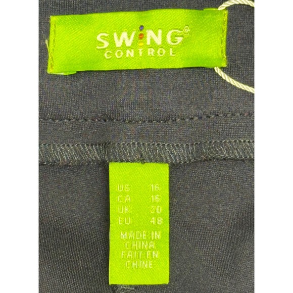 Swing Control Women's Golf Pull On Ankle Pants Size 16 Navy Stretch NEW - Picture 5 of 7